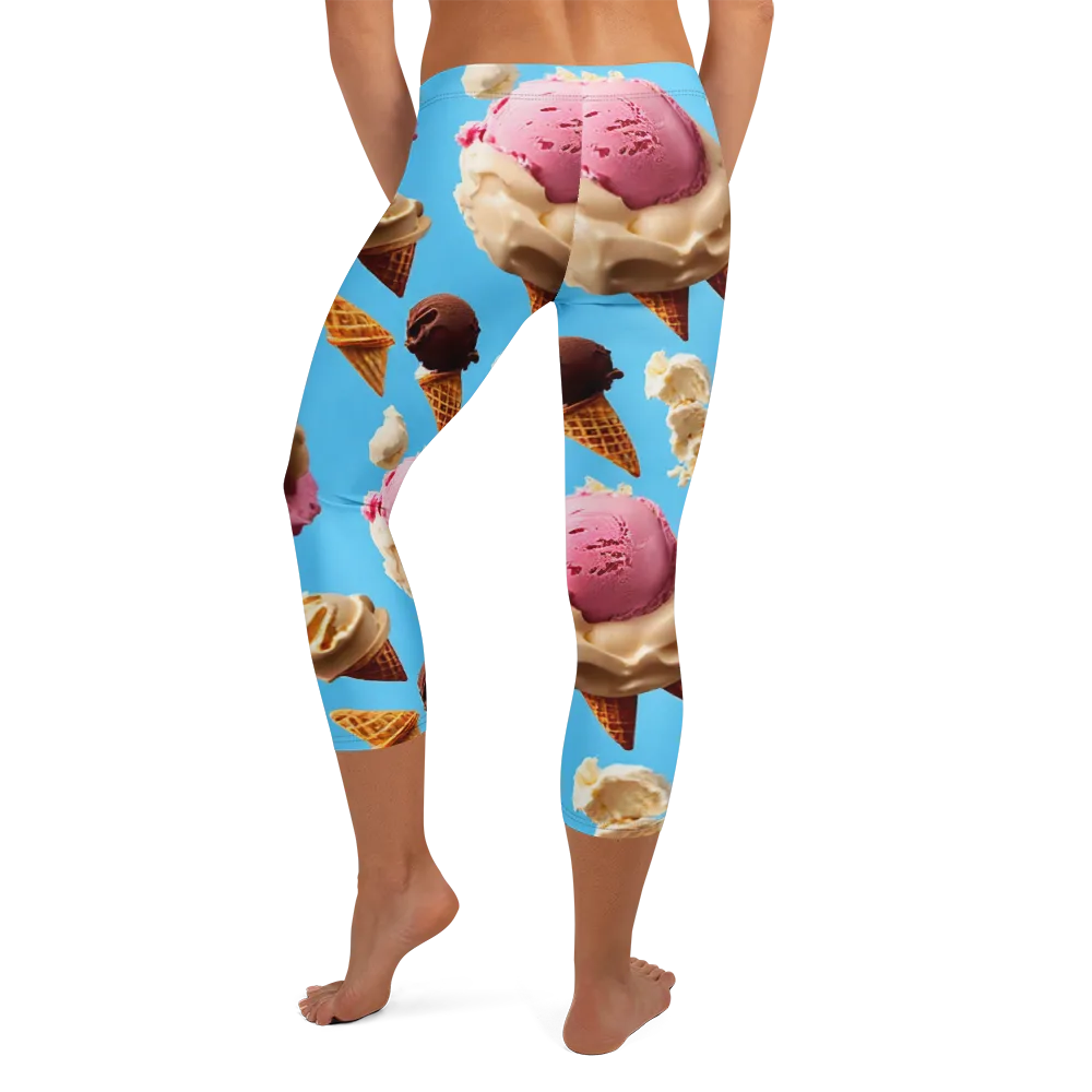 Bluebell Gelato on Capri Leggings — Back