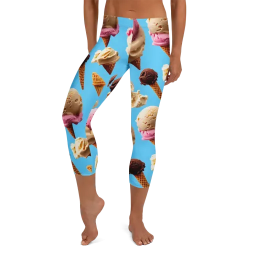 Bluebell Gelato on a Capri Leggings