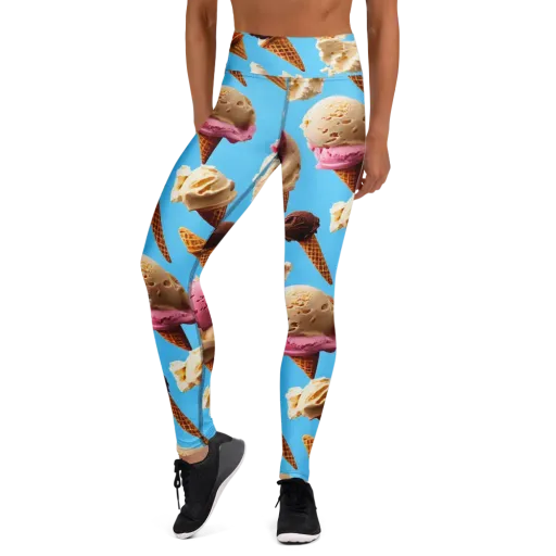 Bluebell Gelato on a Yoga Leggings