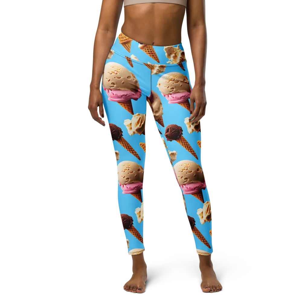 Bluebell Gelato on Yoga Leggings — Front