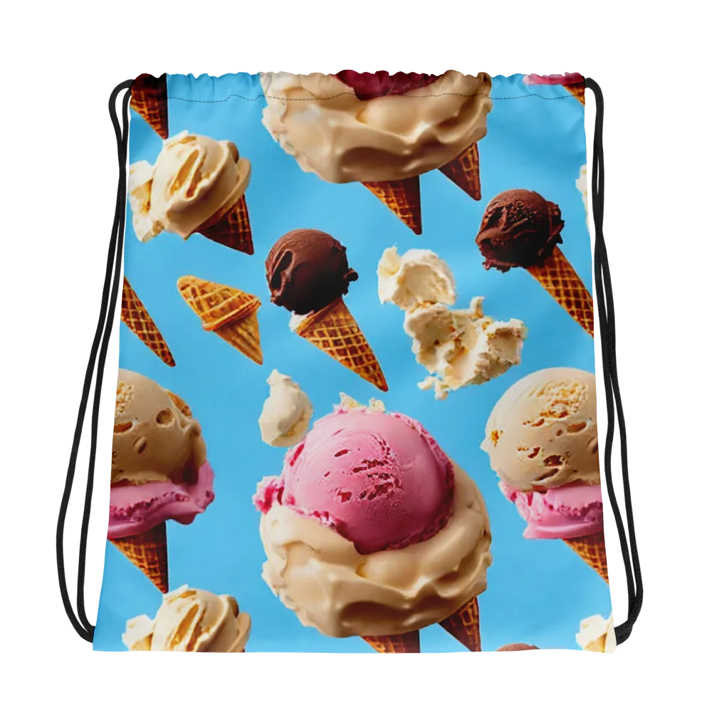 Bluebell Gelato on Drawstring Bag — Photo
