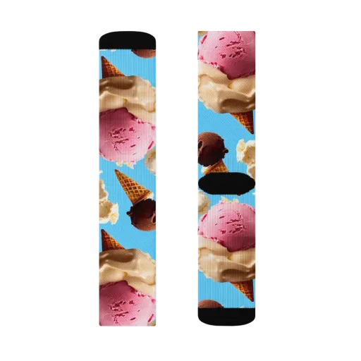Bluebell Gelato on a Socks