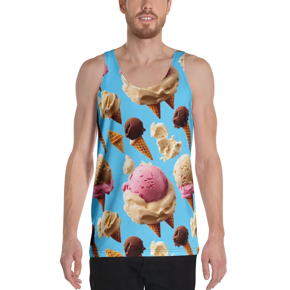 Bluebell Gelato on Men's Tank Top — Front