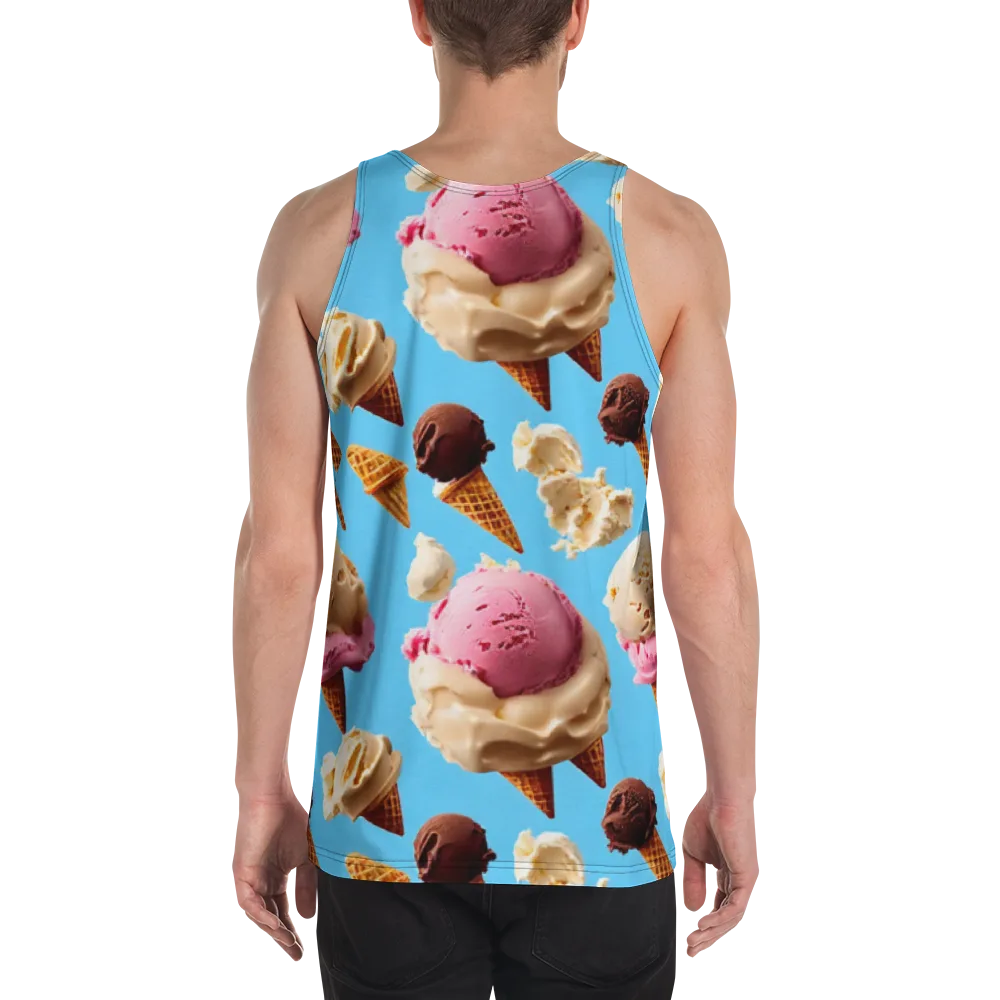 Bluebell Gelato on Men's Tank Top — Back