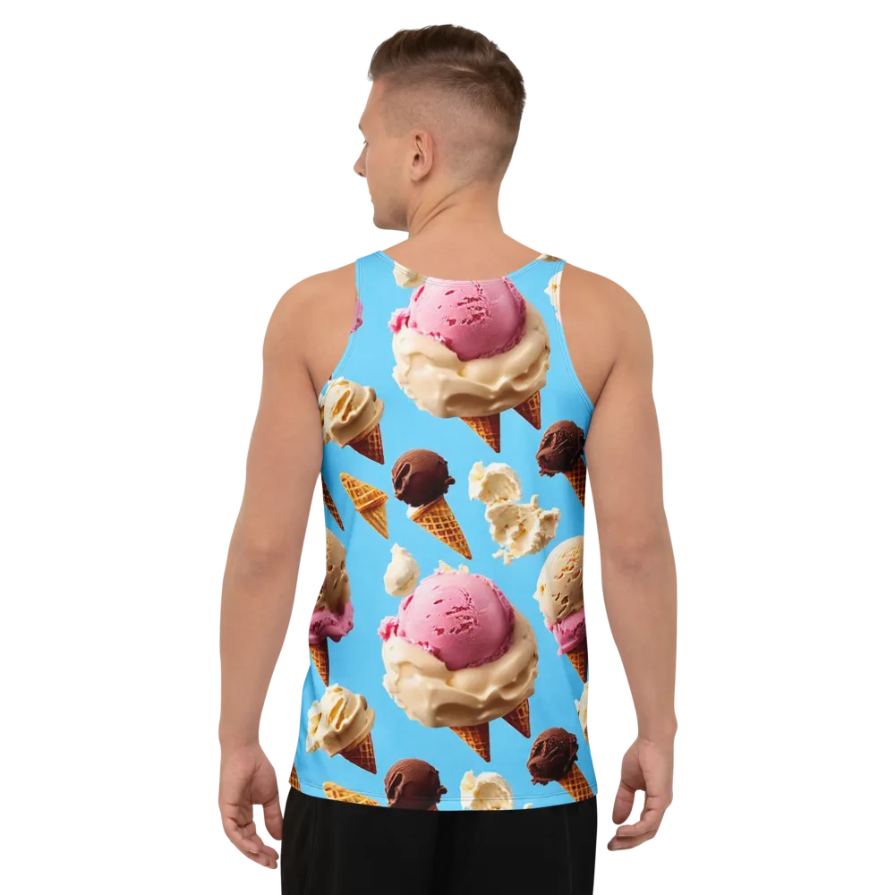Bluebell Gelato on Men's Tank Top — Back