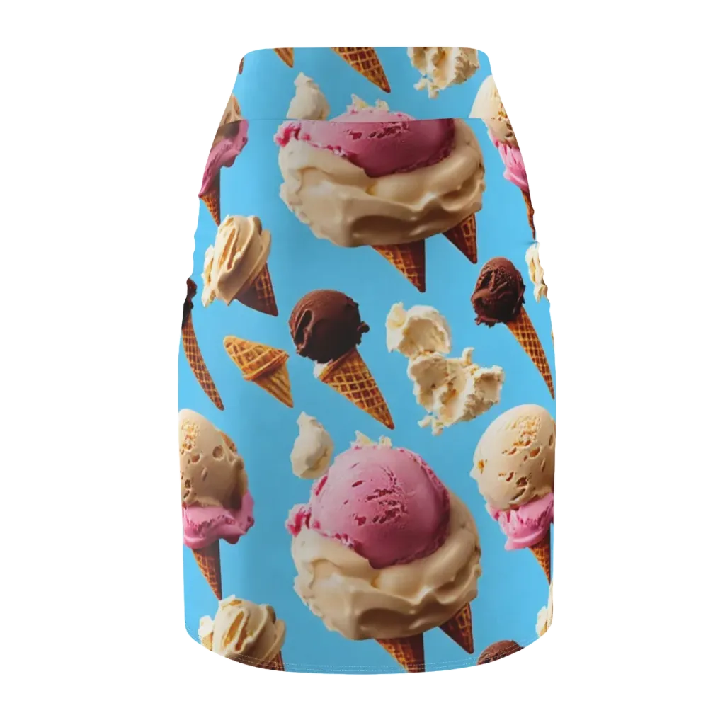 Bluebell Gelato on Pencil Skirt — Back