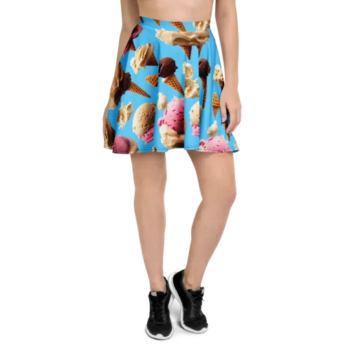 Bluebell Gelato on a Skater Skirt