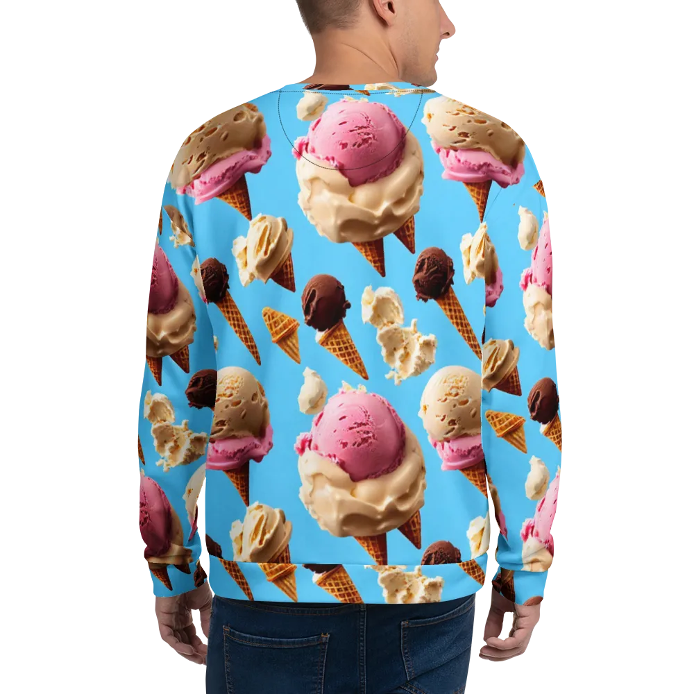 Bluebell Gelato on Sweatshirt — Back