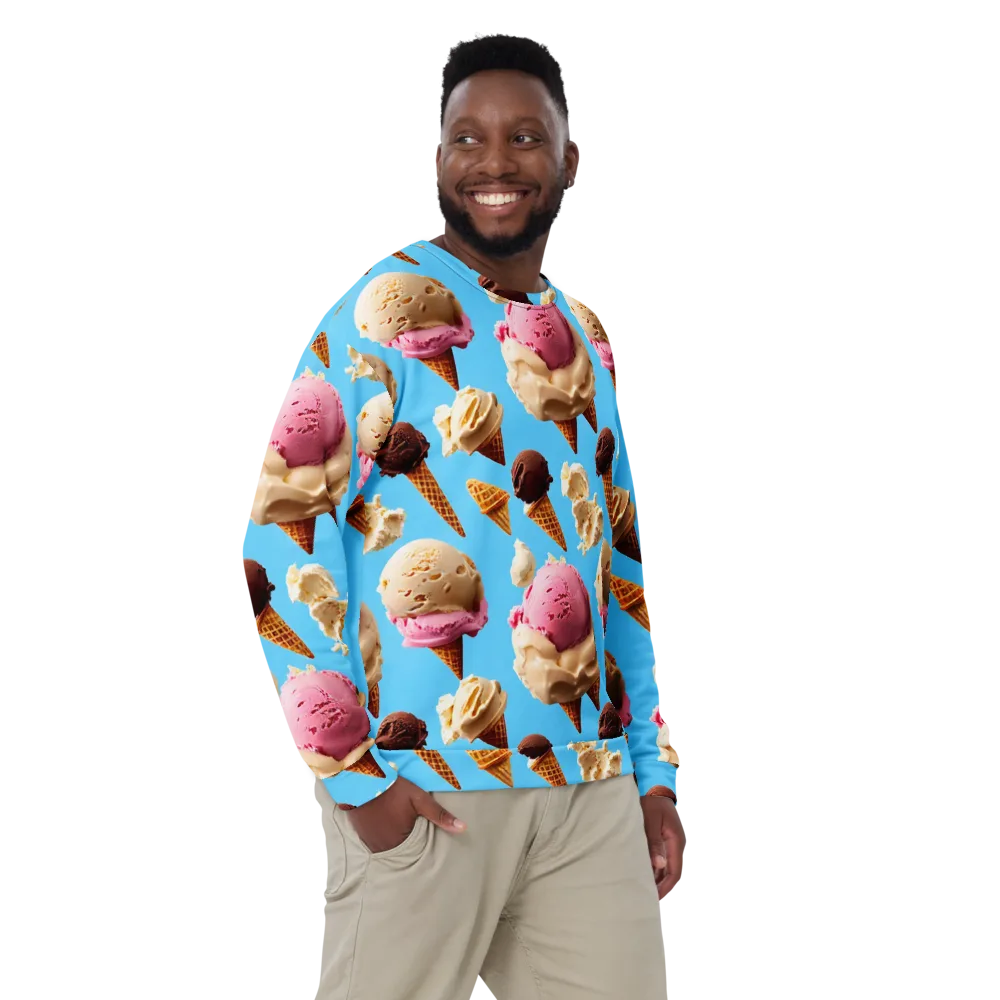 Bluebell Gelato on Sweatshirt — Front