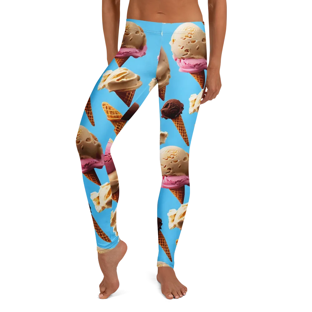 Bluebell Gelato on Leggings — Front