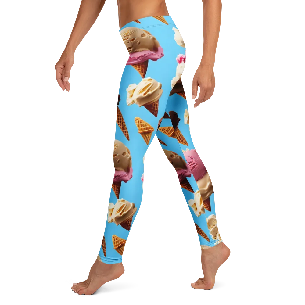 Bluebell Gelato on Leggings — Left