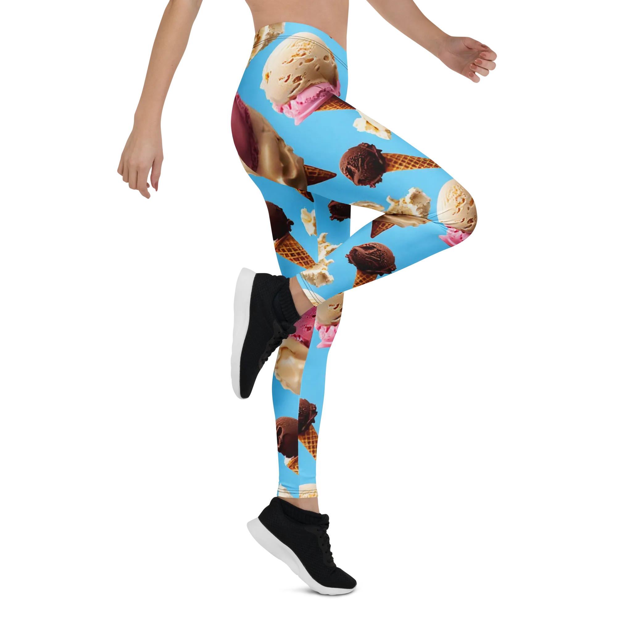 Bluebell Gelato on Leggings — Right