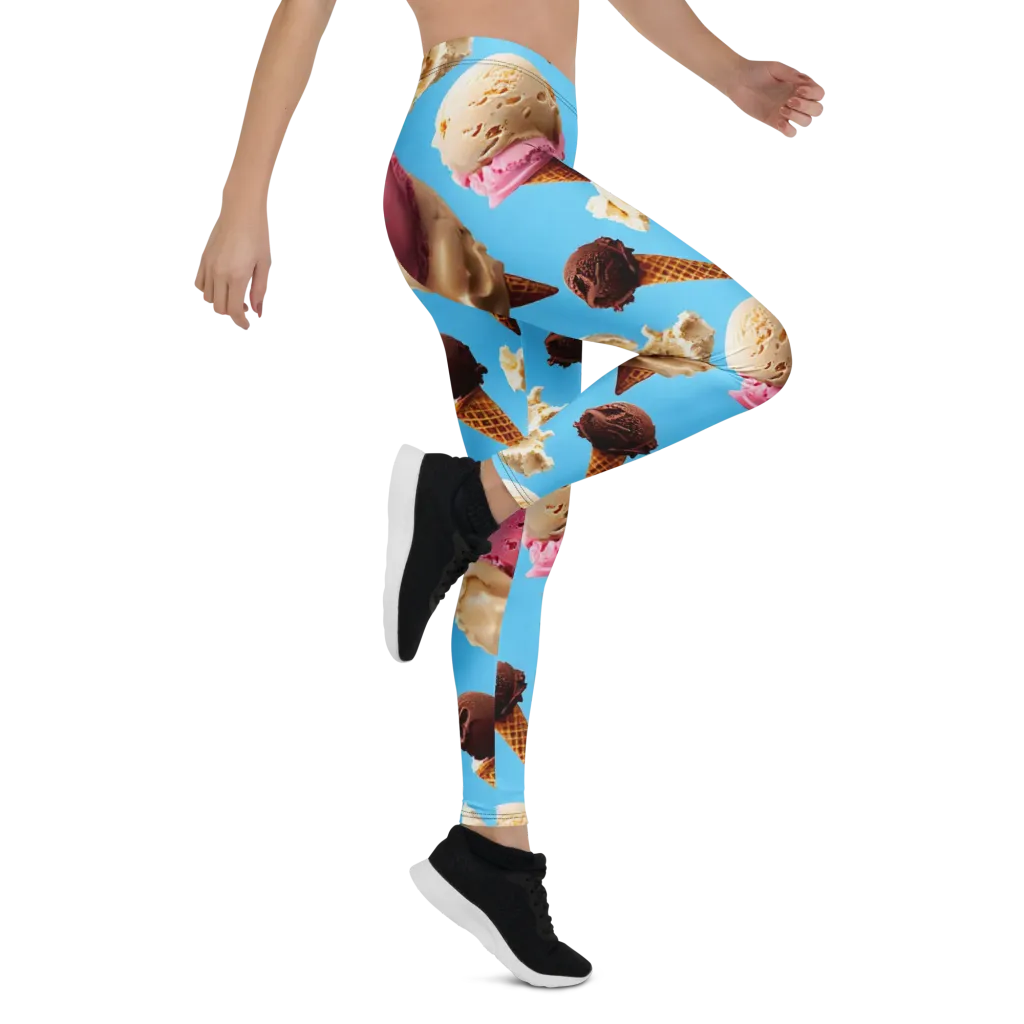 Bluebell Gelato on Leggings — Right