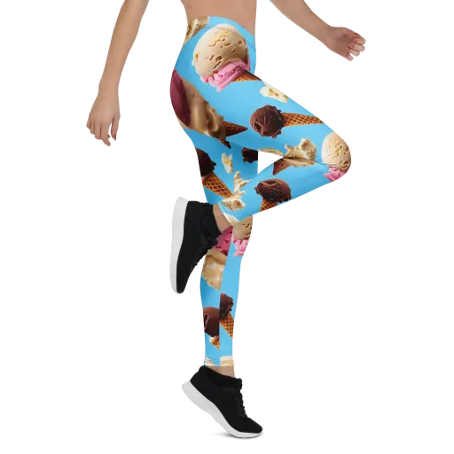 Bluebell Gelato on a Leggings