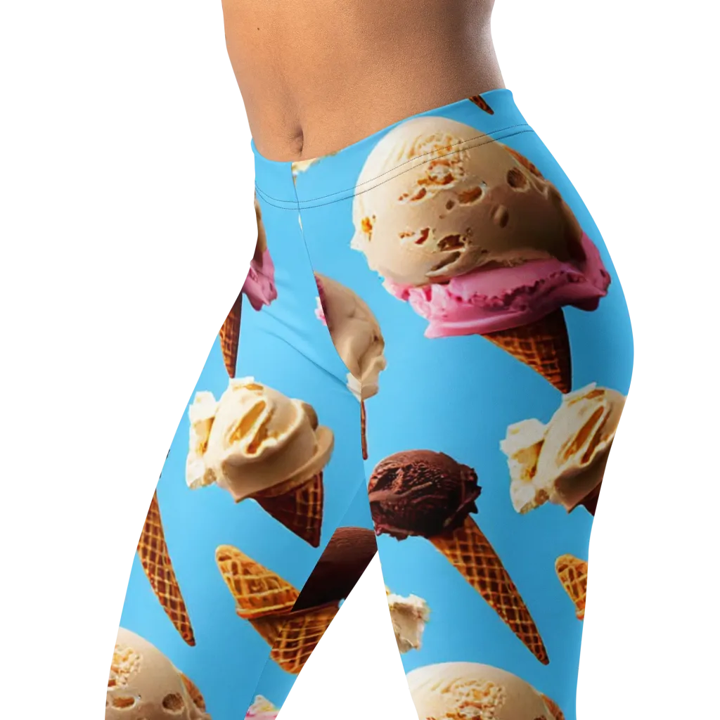 Bluebell Gelato on Leggings — Left Front