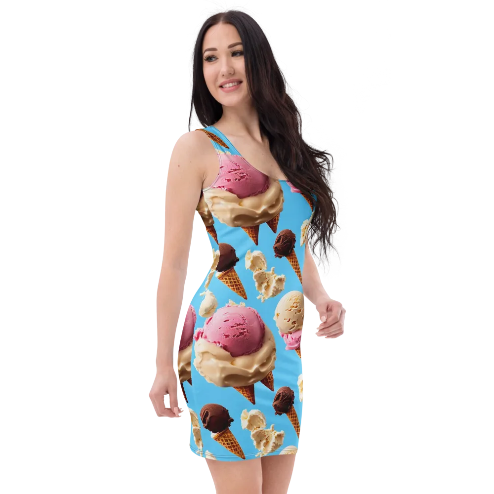 Bluebell Gelato on Bodycon Dress — Right Front