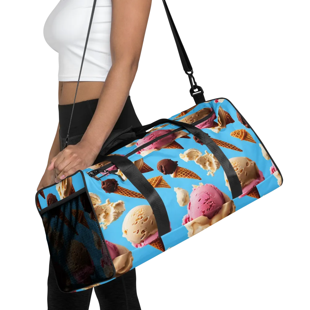 Bluebell Gelato on Duffle Bag — Front
