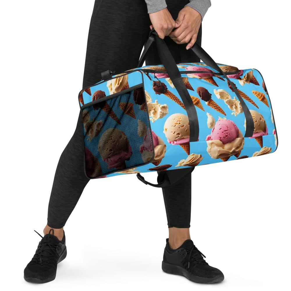 Bluebell Gelato on Duffle Bag — Right Front