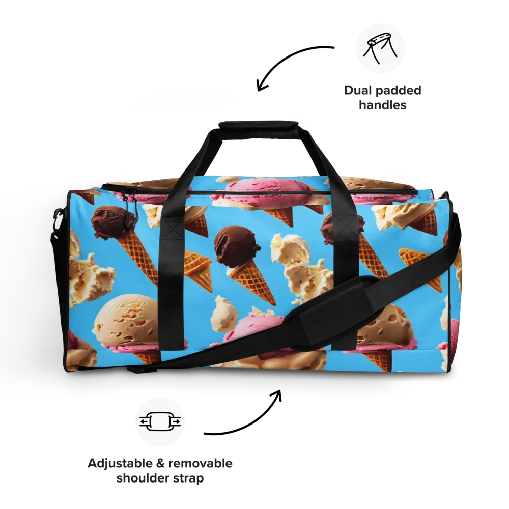 Bluebell Gelato on Duffle Bag — Front