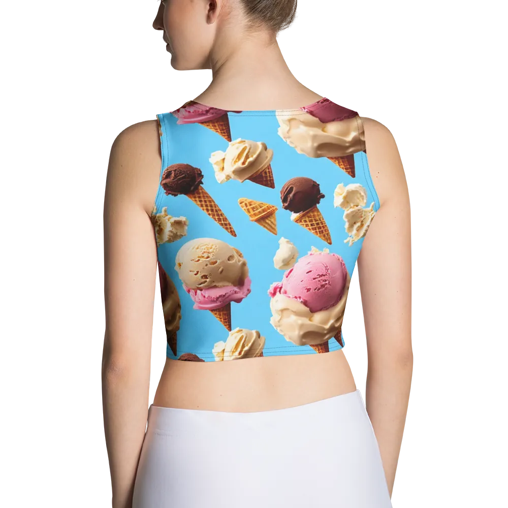 Bluebell Gelato on Crop Top — Back