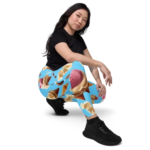 Bluebell Gelato on a Leggings with Pockets