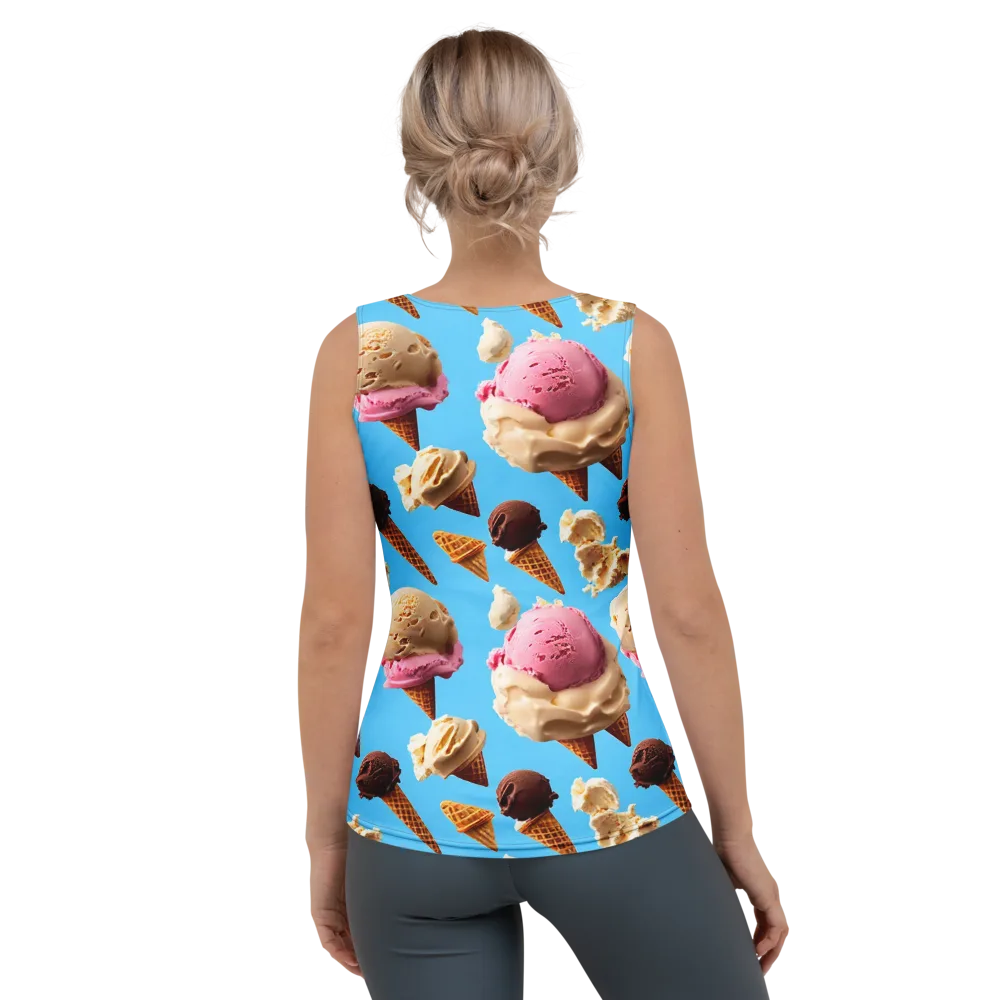 Bluebell Gelato on Women's Tank Top — Back