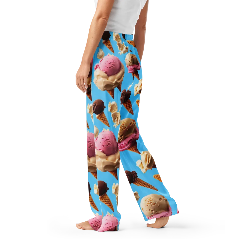 Bluebell Gelato on Women's Pajama Pants — Left