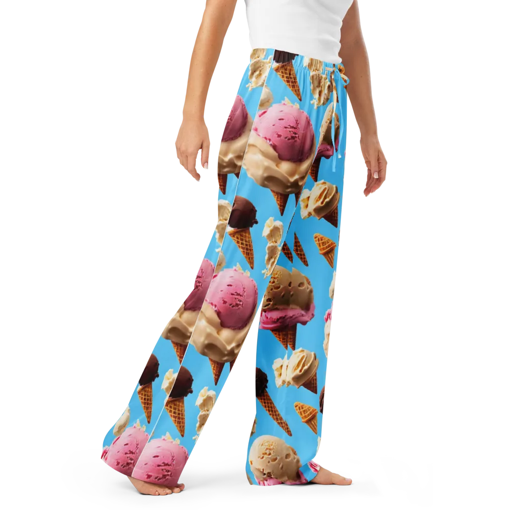 Bluebell Gelato on Women's Pajama Pants — Right Front