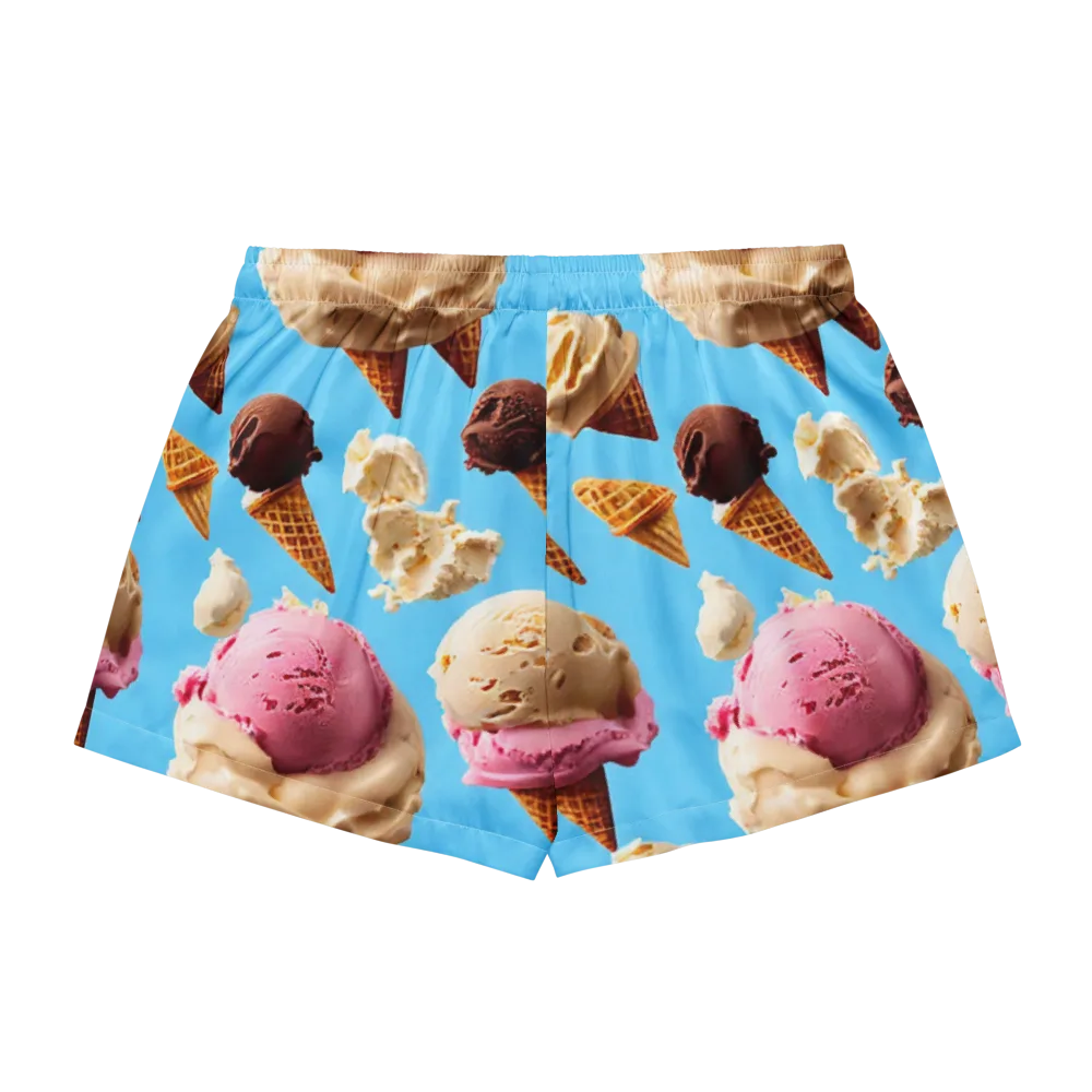 Bluebell Gelato on Women's Pajama Shorts — Back