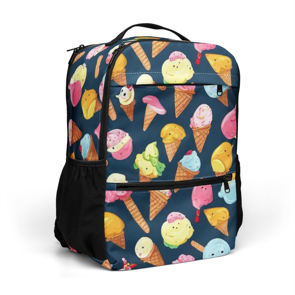 Sorbet Constellation on Utility Backpack — Right Front