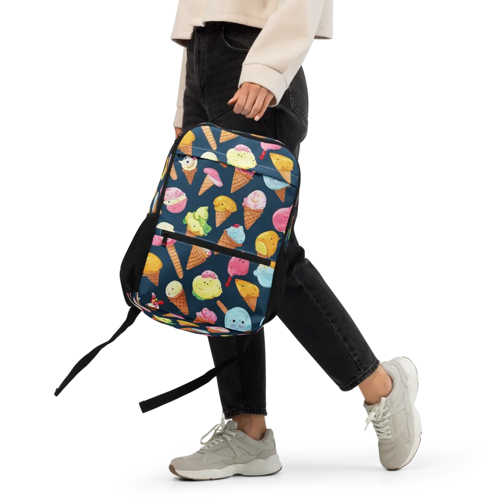 Sorbet Constellation on Utility Backpack — Front