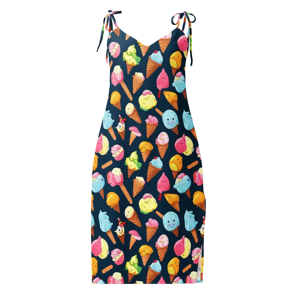 Sorbet Constellation on Slip Dress — Front