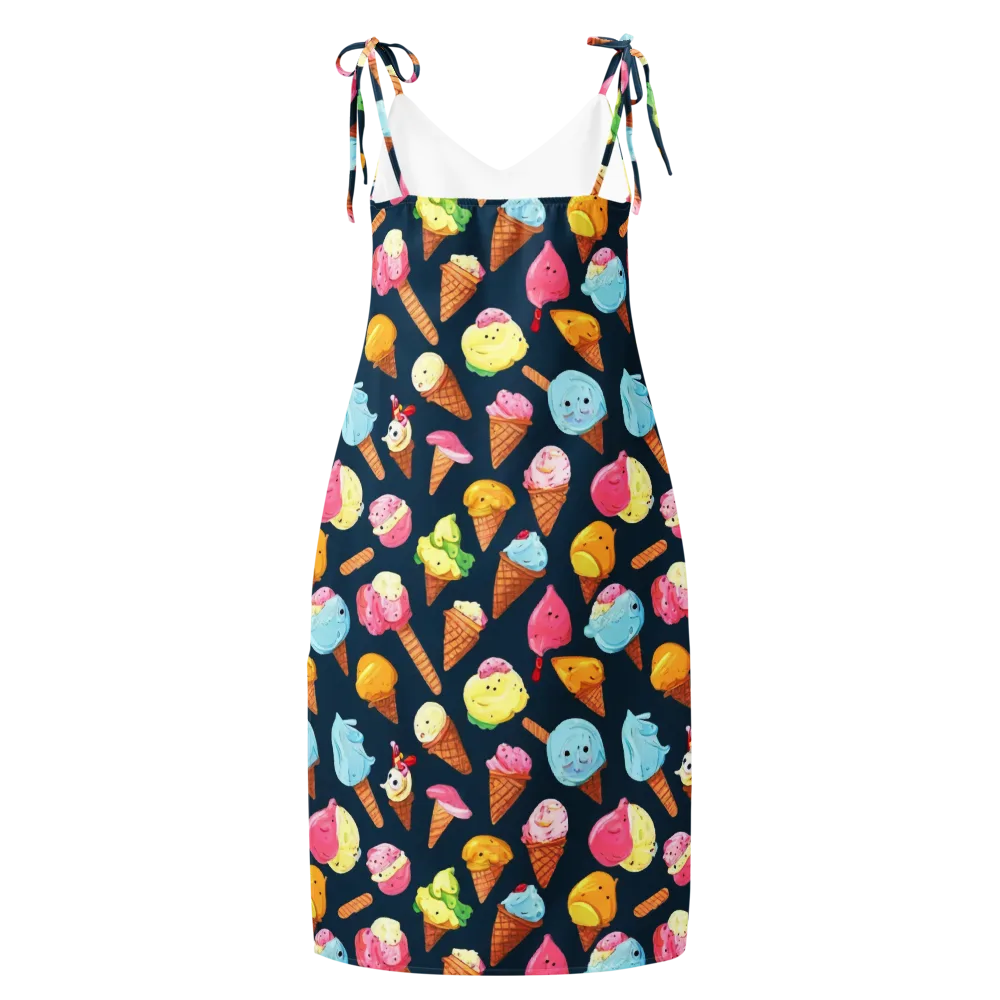 Sorbet Constellation on Slip Dress — Back