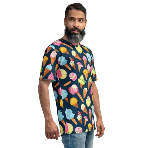 Sorbet Constellation on a Men's Crew Neck T-Shirt