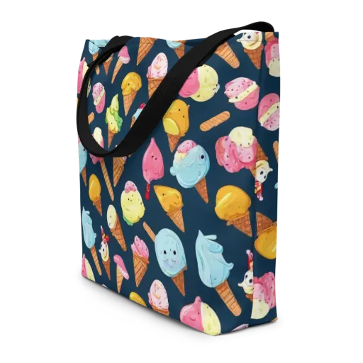 Sorbet Constellation on a Large Tote Bag W/ Pocket