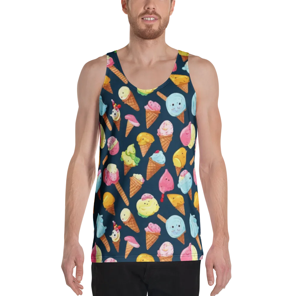 Sorbet Constellation on Men's Tank Top — Front