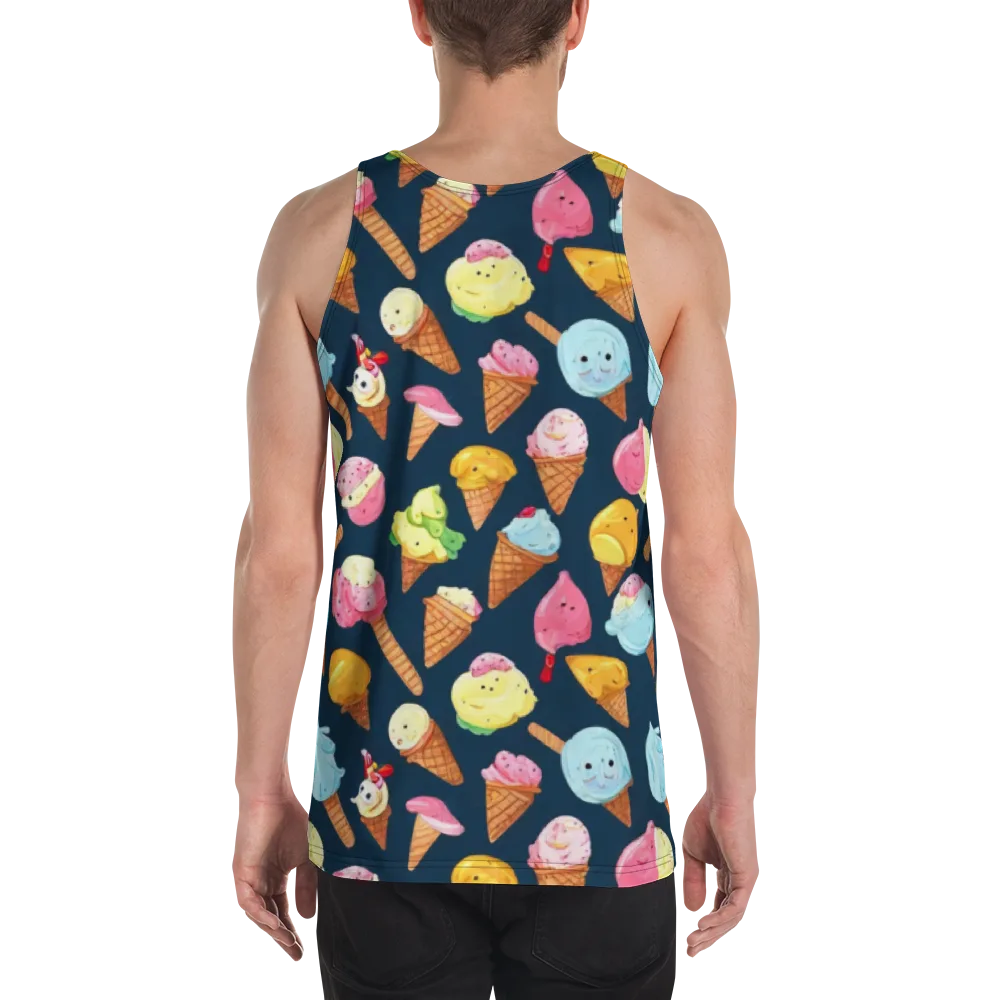 Sorbet Constellation on Men's Tank Top — Back