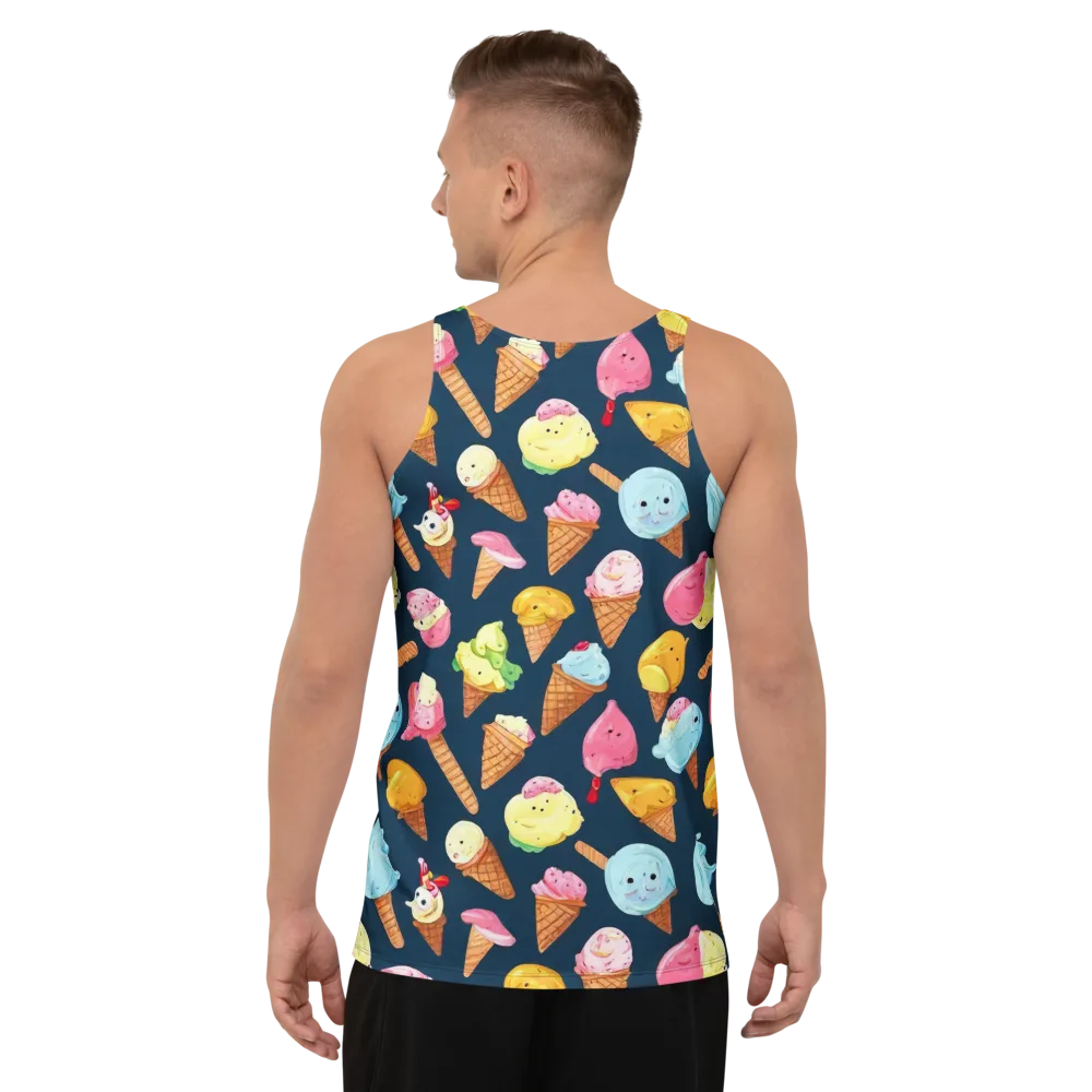 Sorbet Constellation on Men's Tank Top — Back