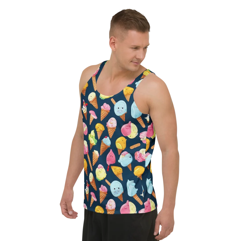 Sorbet Constellation on Men's Tank Top — Left Front