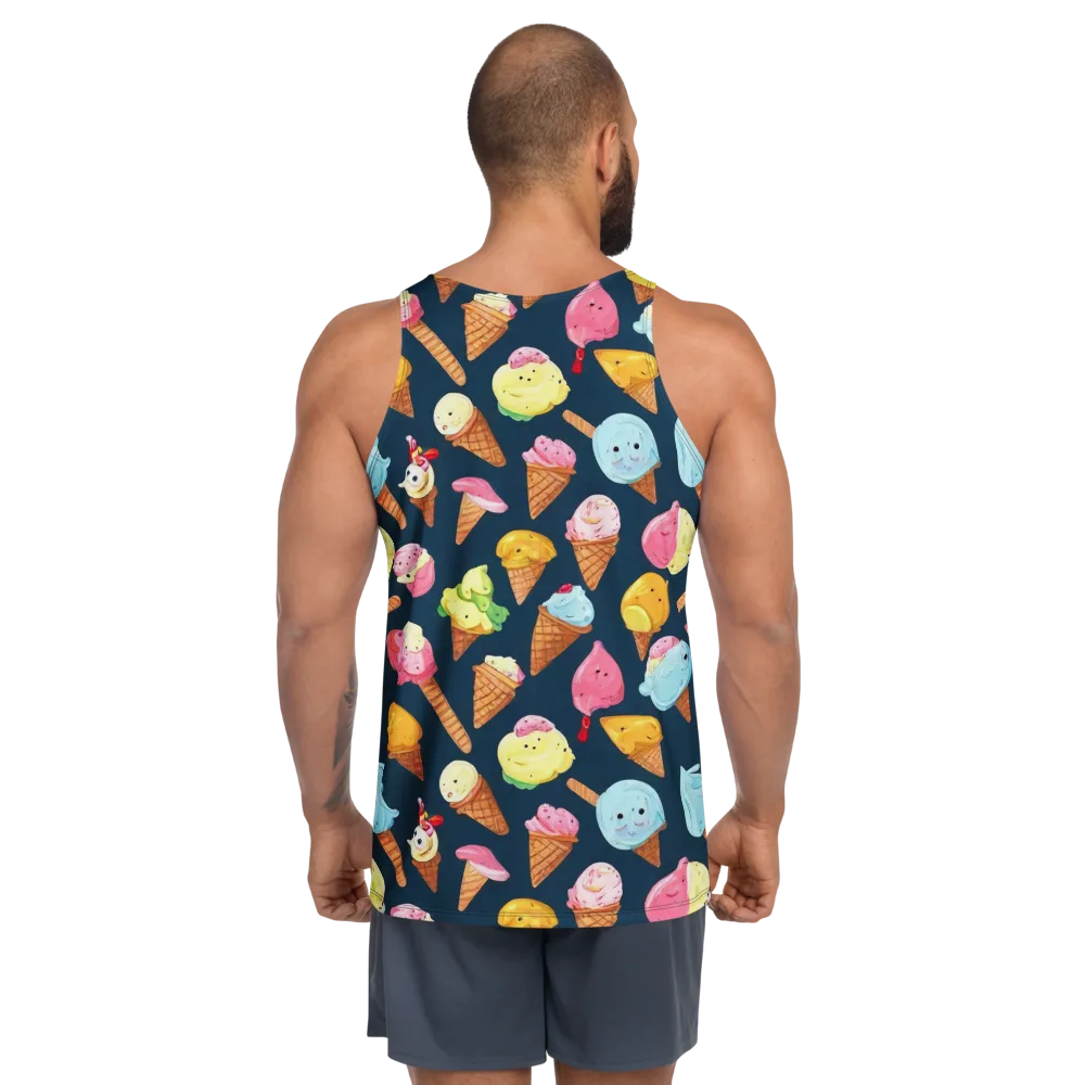 Sorbet Constellation on Men's Tank Top — Back