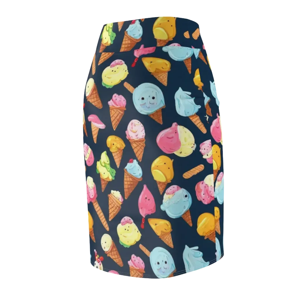 Sorbet Constellation on Pencil Skirt — Back Side