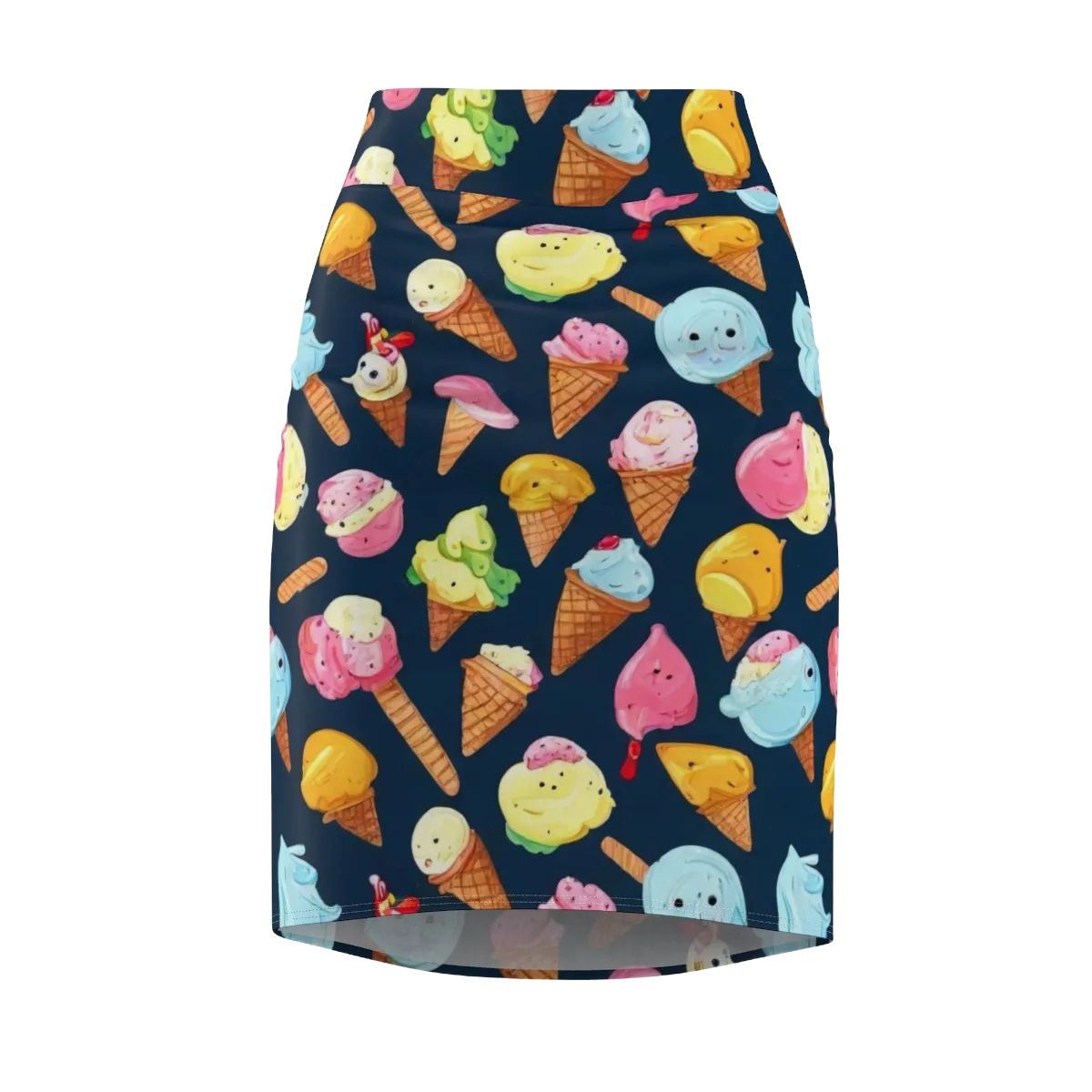 Sorbet Constellation on Pencil Skirt — Front