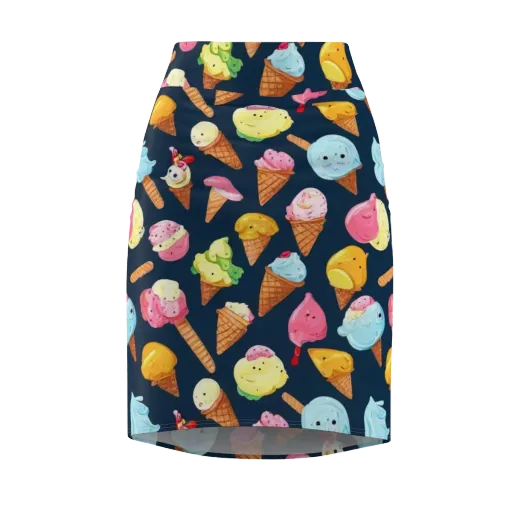 Sorbet Constellation on a Pencil Skirt