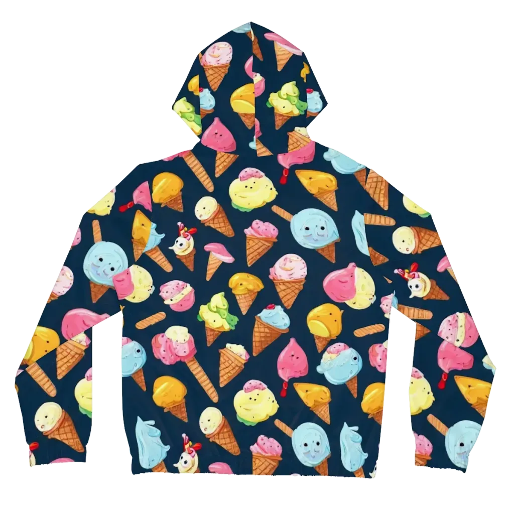 Sorbet Constellation on Women's Full-Zip Hoodie — Back