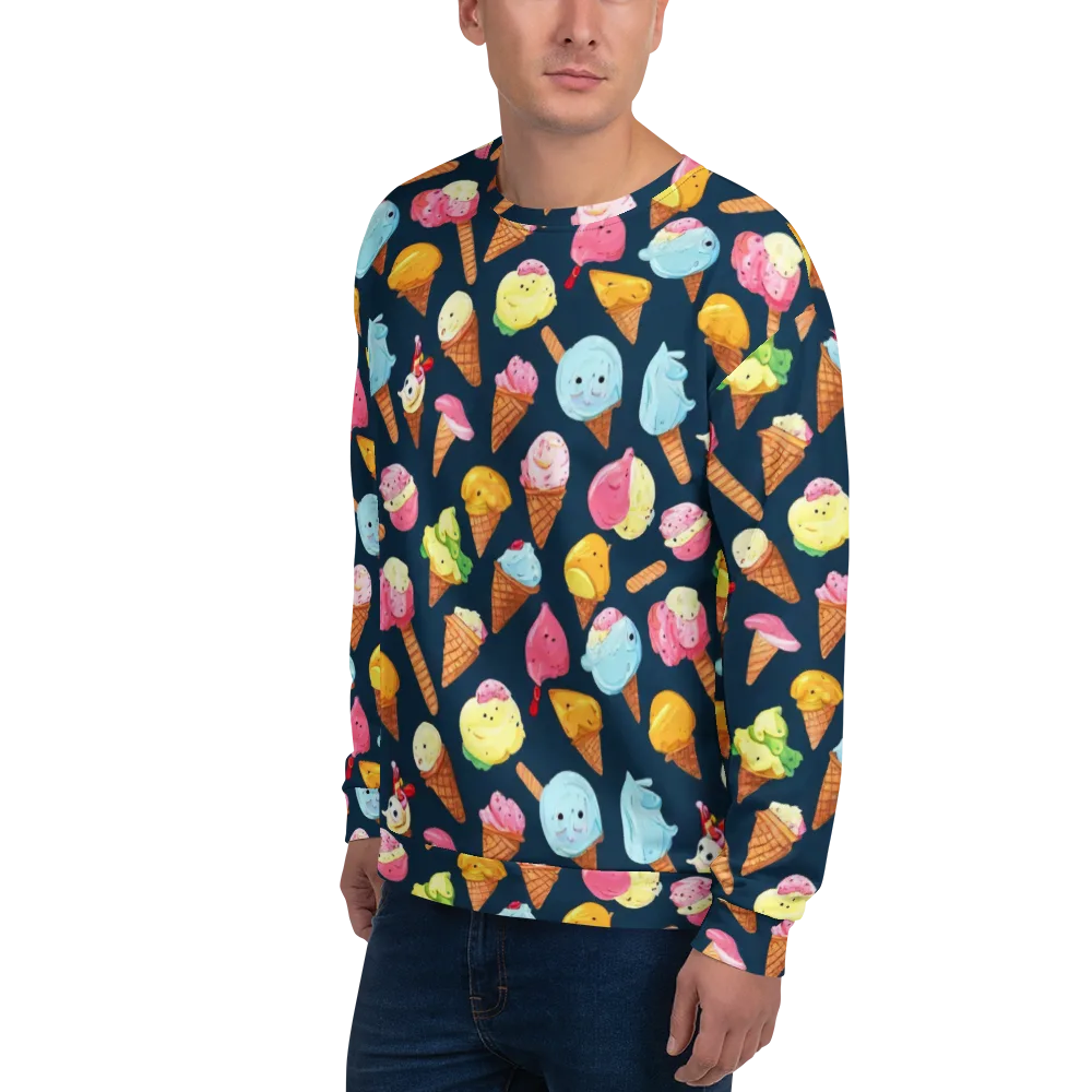 Sorbet Constellation on Sweatshirt — Left Front
