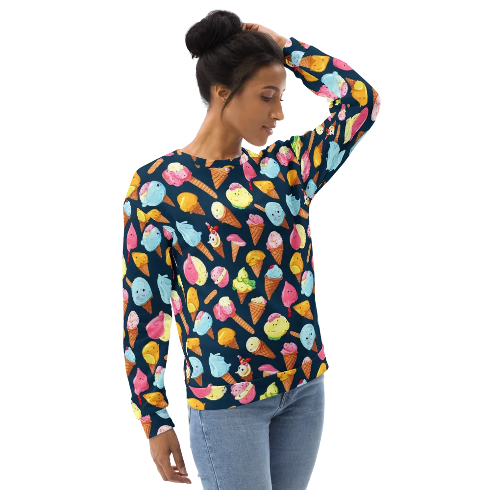 Sorbet Constellation on Sweatshirt — Right Front