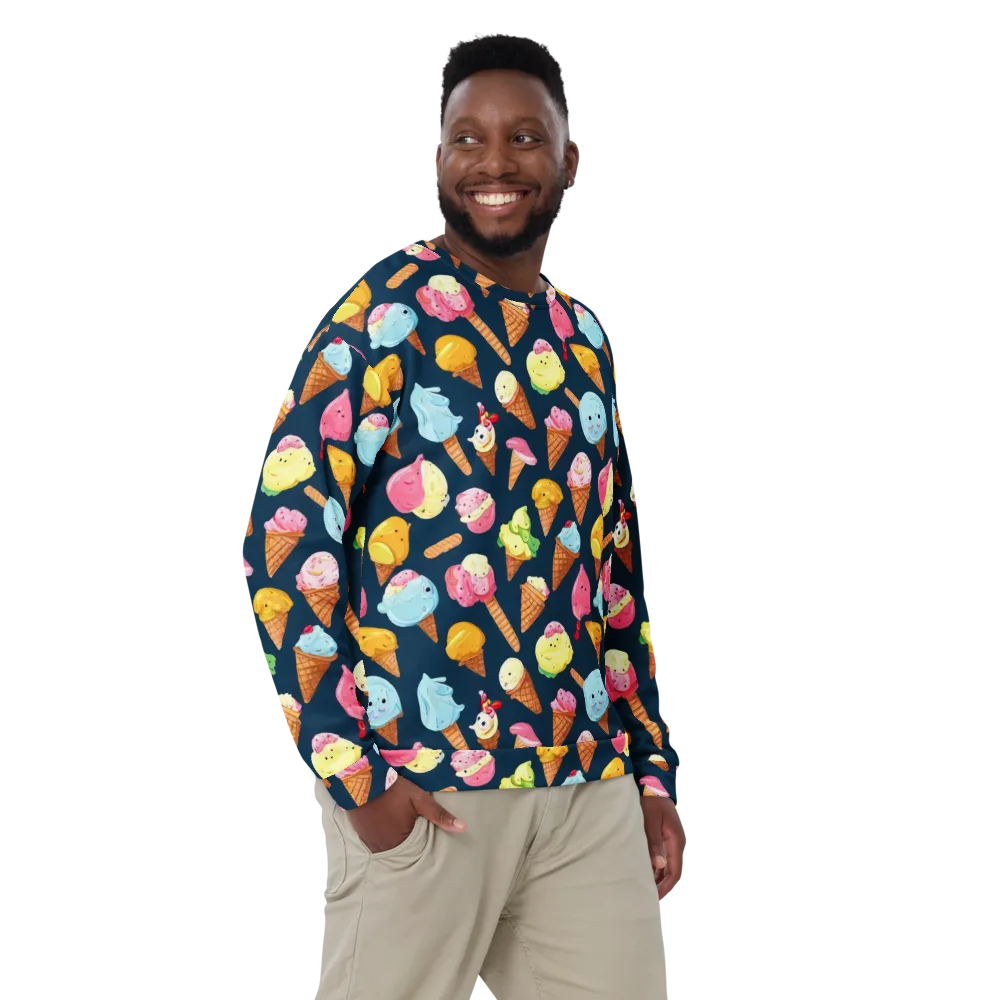 Sorbet Constellation on Sweatshirt — Front