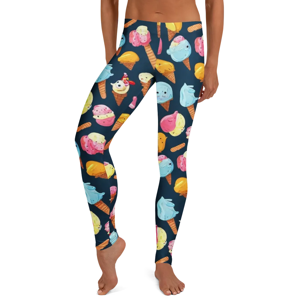Sorbet Constellation on Leggings — Front