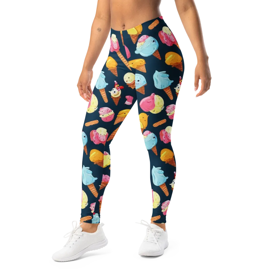 Sorbet Constellation on Leggings — Left Front