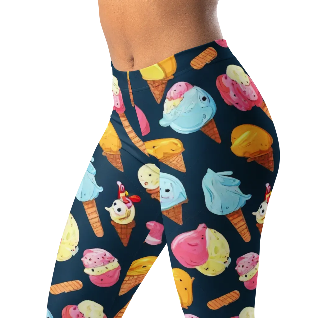 Sorbet Constellation on Leggings — Left Front